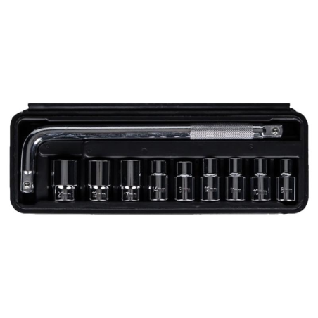 JUEGO DE HERRAMIENTA TIPO L CON 9 ACOPLES 1/2"