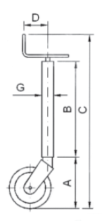 Apy.R.60-210/ 800Kg.Rda.220X60