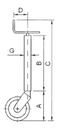 Apy.R.60-210/ 800Kg.Rda.220X60