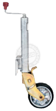 Rueda Jockey Con Horquilla Semiautomatica