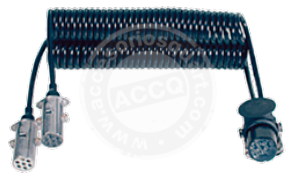 Espiral Adaptador 15 Polos, 2X7 Pins.24V,4.5M