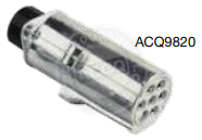 Clavija De Aluminio 7 Pins 24V, Tipo S