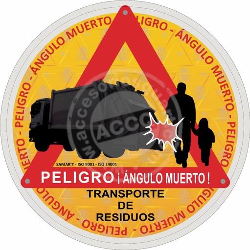 [ACQ100918/1] Adhesivo Angulo Muerto Transp.Residuos N2/N3