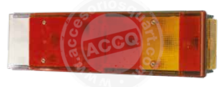 [ACQ9873] Piloto Posterior Universal Con Captafaro Rectangular Izquierdo+Luz Matricula