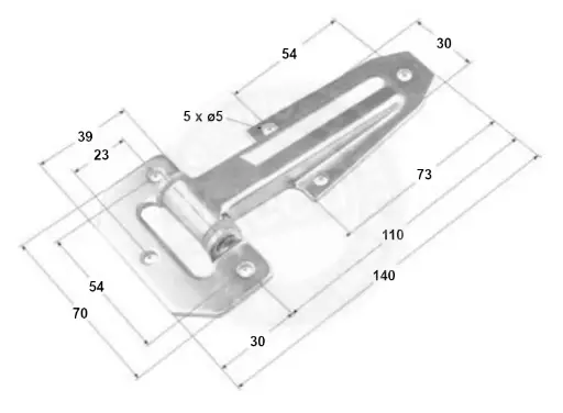 [BCS-10] Bisagra Aireacion
