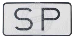[PL15] Placa Sp 75X150 Mm Reflexiva