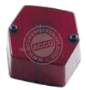 [R14] Piloto Hexagonal Rojo