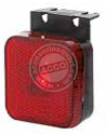 [R21/1] Piloto Posic. Cuadra. Led Rojo 65X65