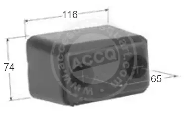 [TG-0] Tope De Goma 116 Mm